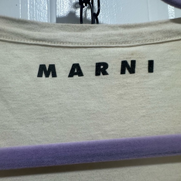 Marni Cream Long Sleeve Tee Winter Edition 2009 with Doll Design Size Small - Picture 7 of 9
